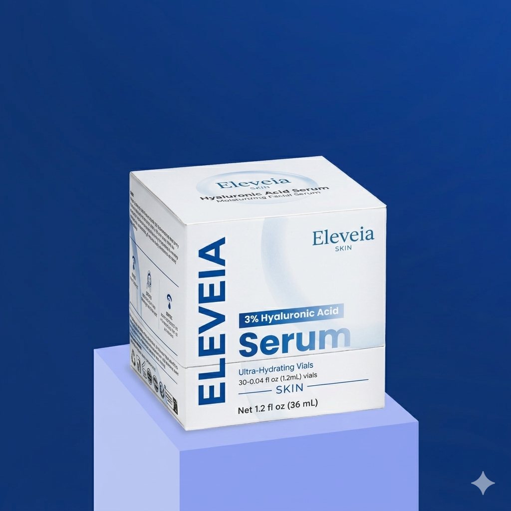 Sérum ultra hydratant à 3% d'acide hyaluronique de Eleveia