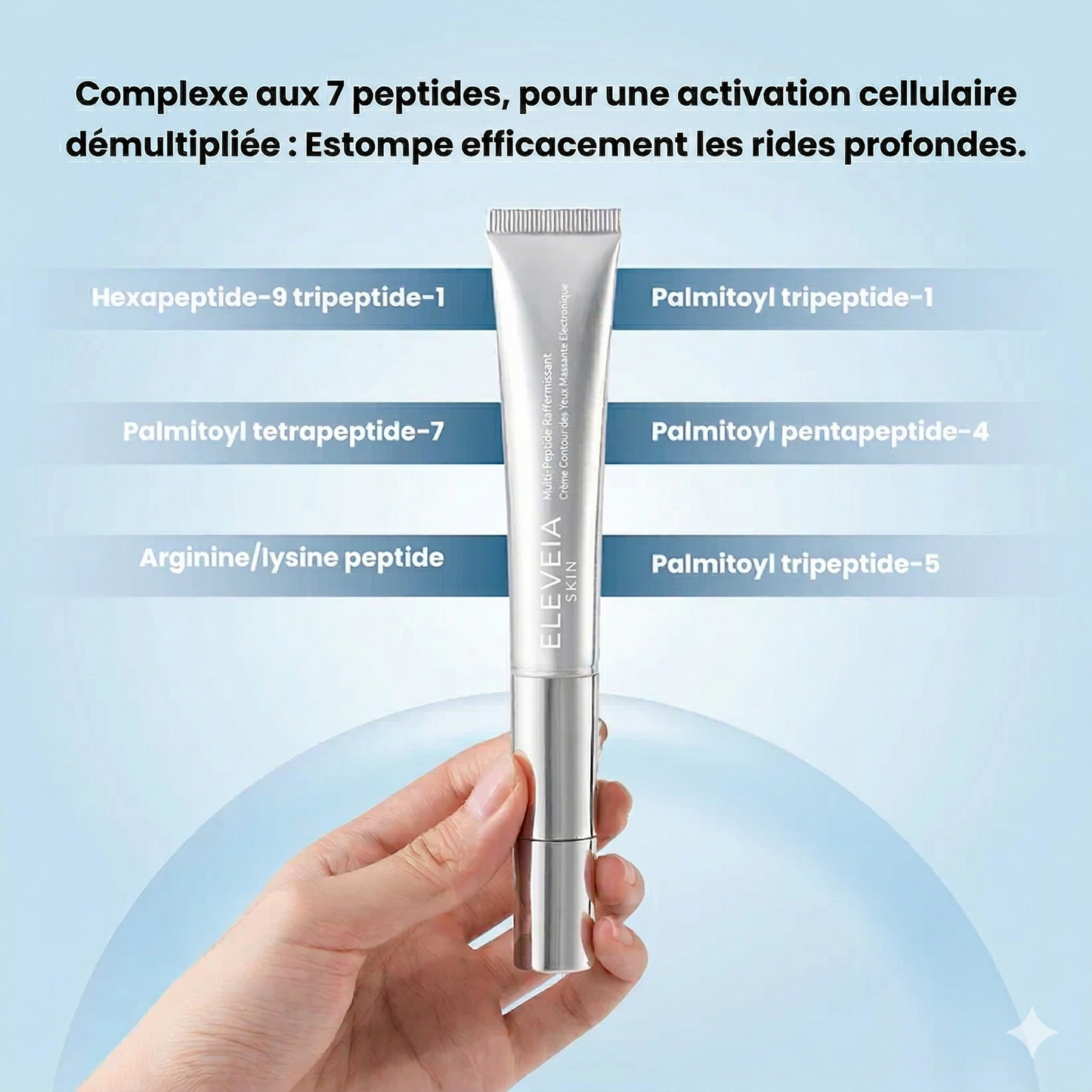 Crème de massage pour le contour des yeux de Eleveia