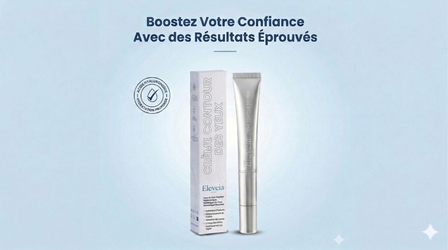 Crème de massage pour le contour des yeux de Eleveia